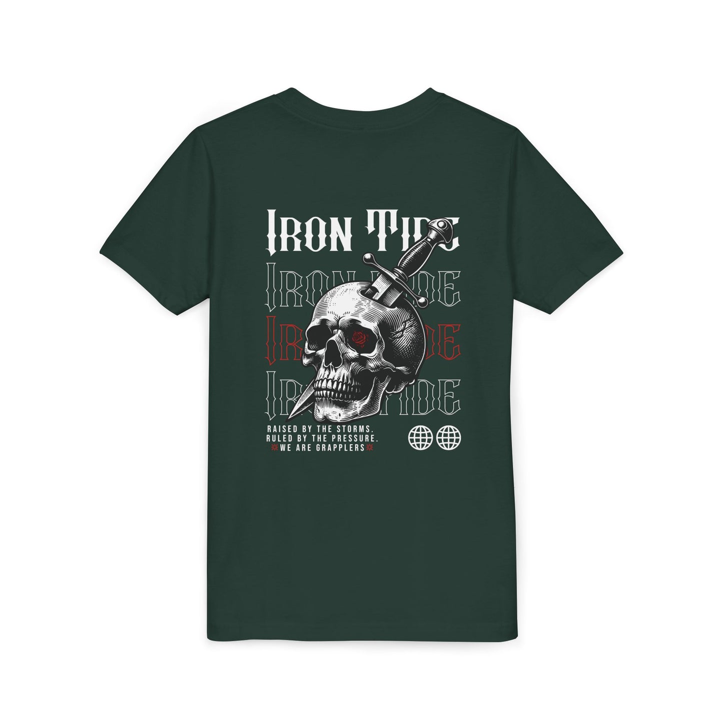 Iron Tide Grappling Youth “Raised by the Storms” Tee