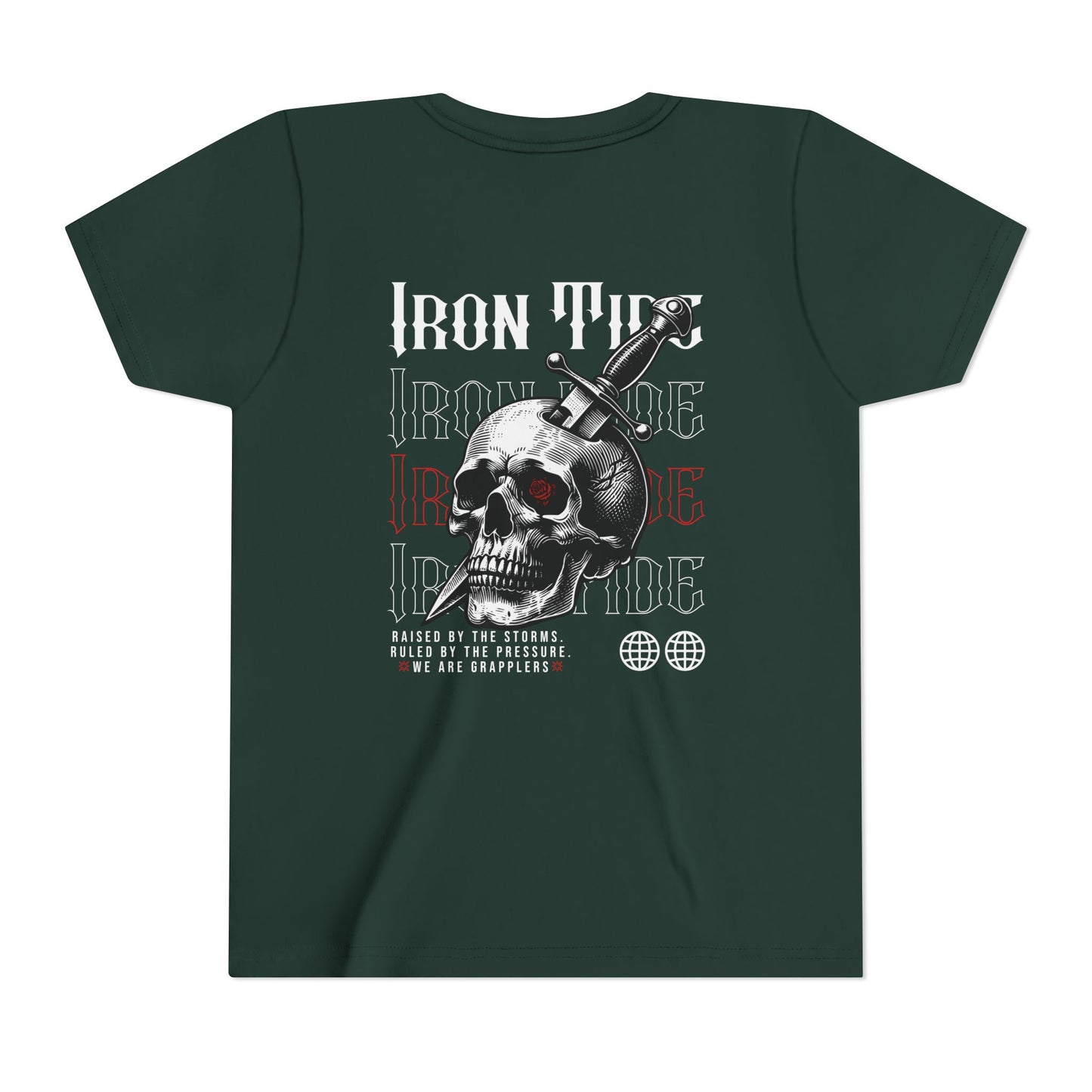 Iron Tide Grappling Youth “Raised by the Storms” Tee