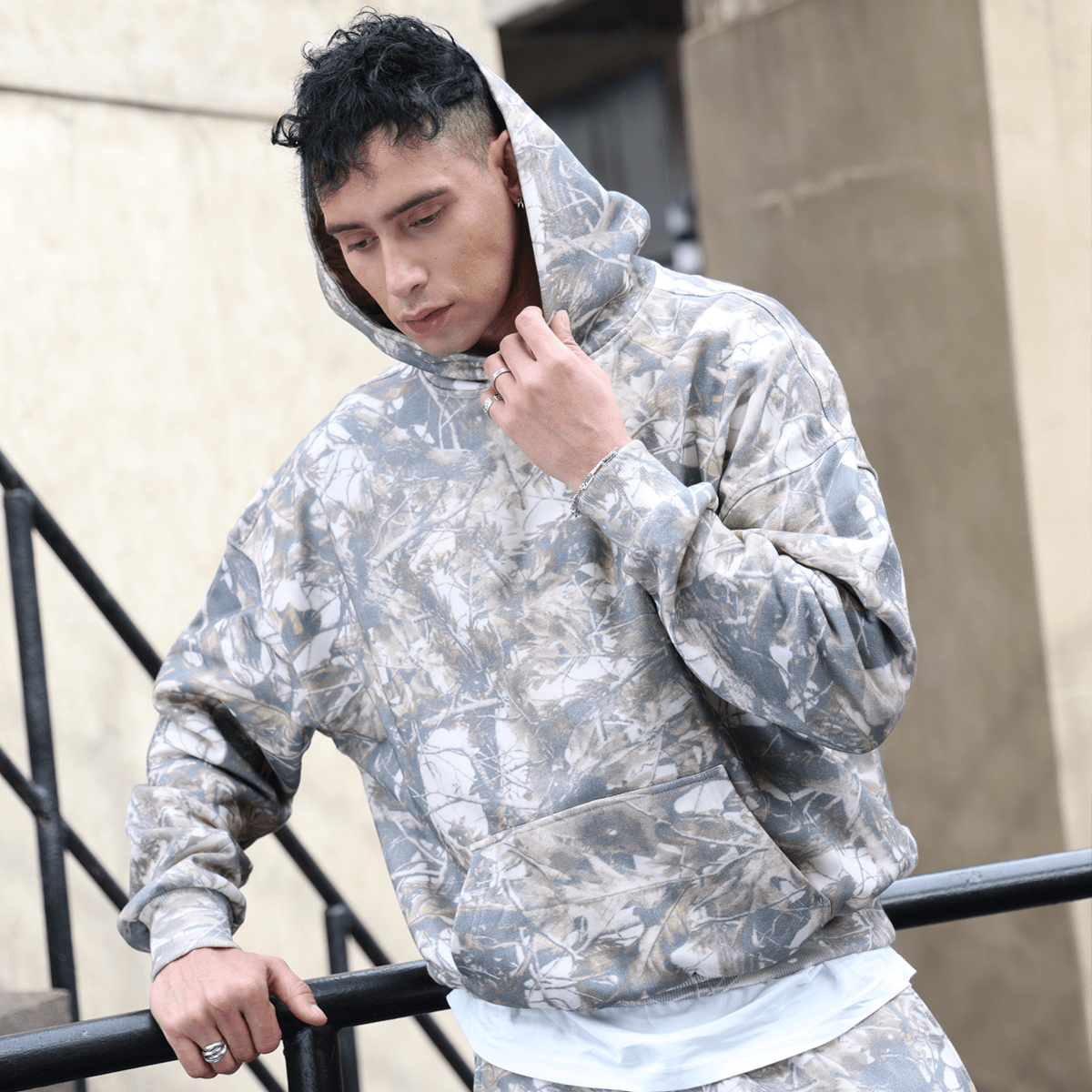 Iron Justice Heavyweight French Terry Camo Hoodie