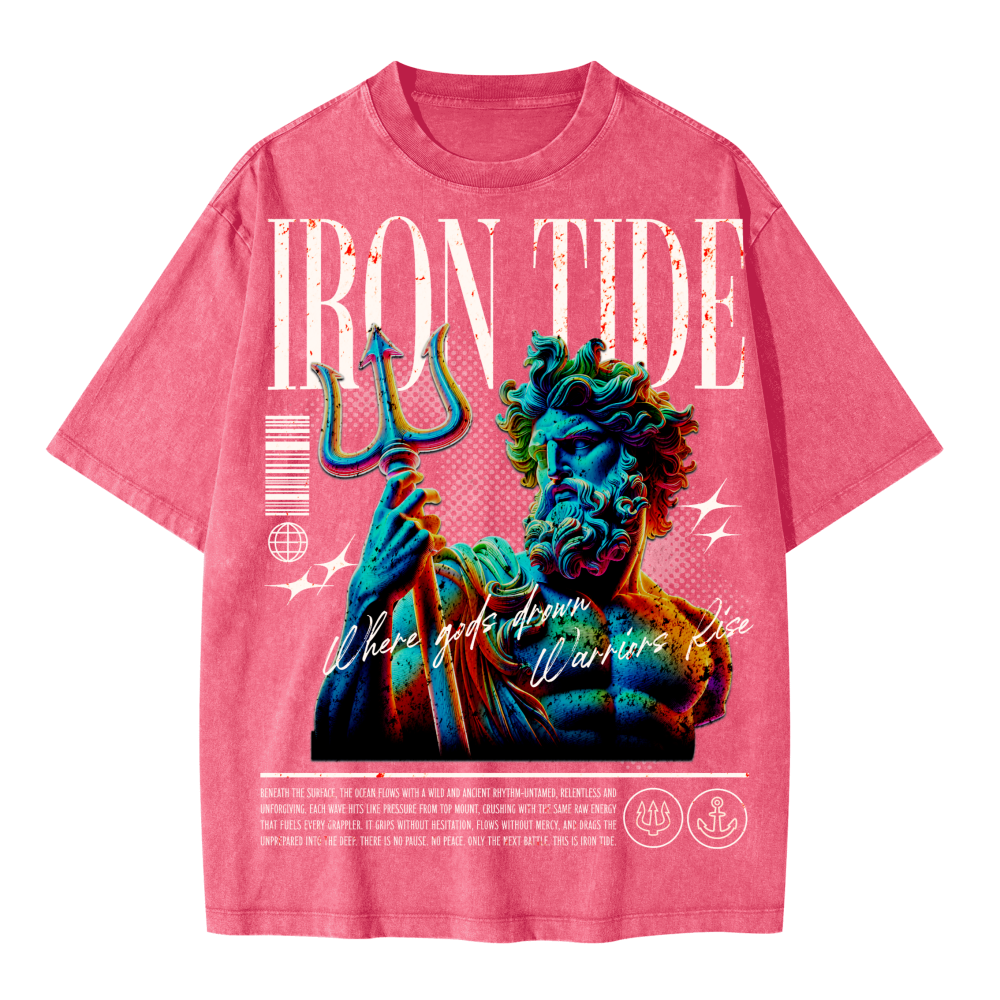 Wrath of Poseidon Tee – Vintage Snow Wash Edition