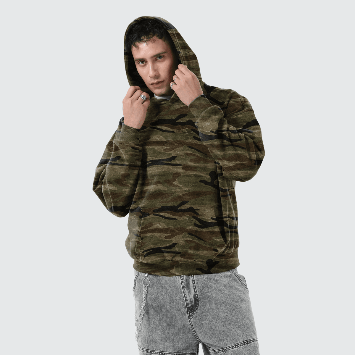 Iron Justice Heavyweight Camo Hoodie
