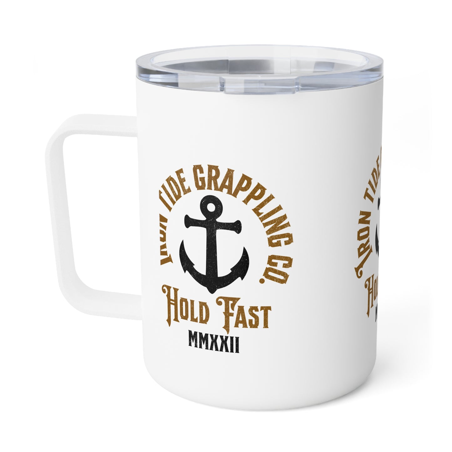 Iron Tide Grappling Co. “Hold Fast” 10oz Insulated Coffee Mug