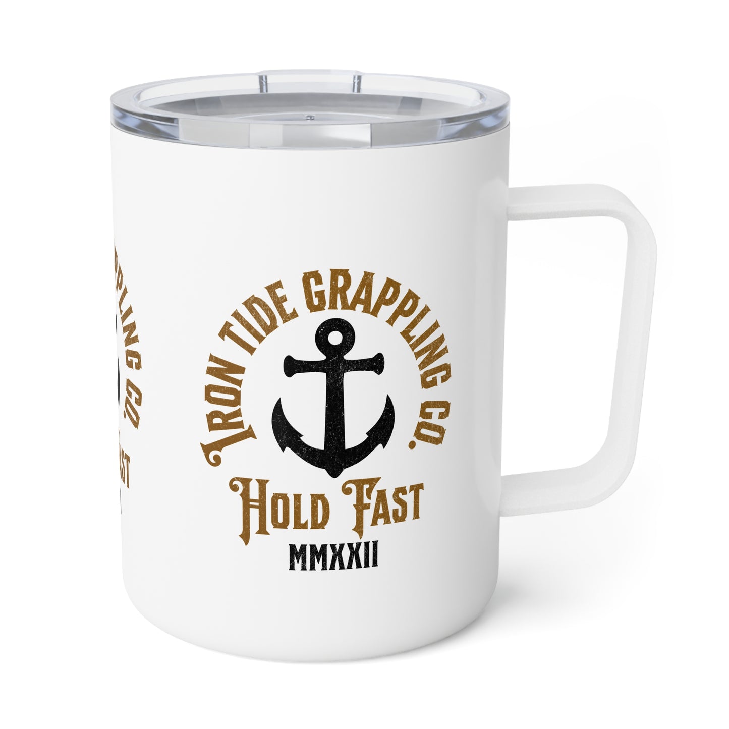 Iron Tide Grappling Co. “Hold Fast” 10oz Insulated Coffee Mug