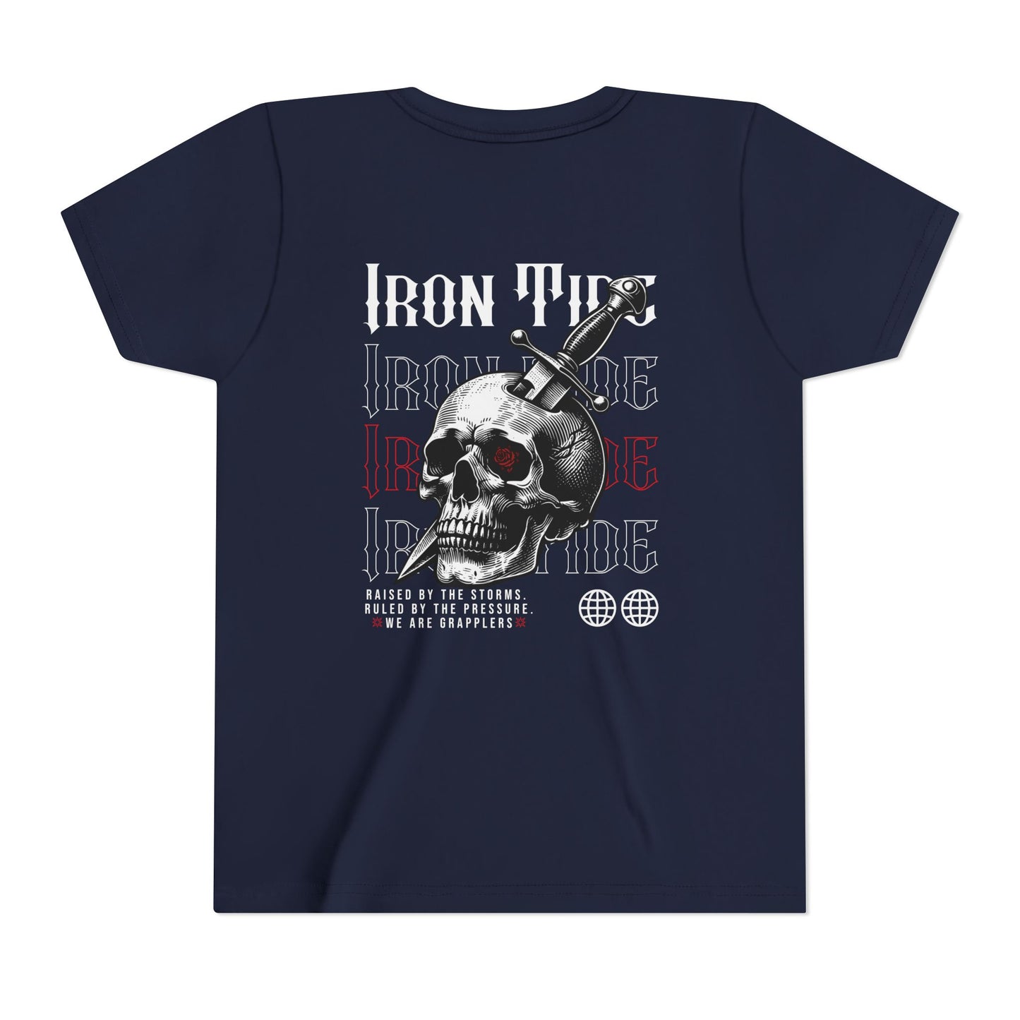 Iron Tide Grappling Youth “Raised by the Storms” Tee