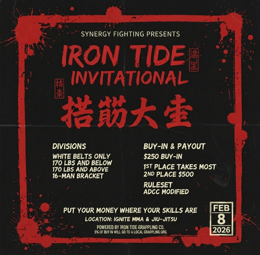 Iron Tide Invitational – White Belt Division (170 lbs. & Above)