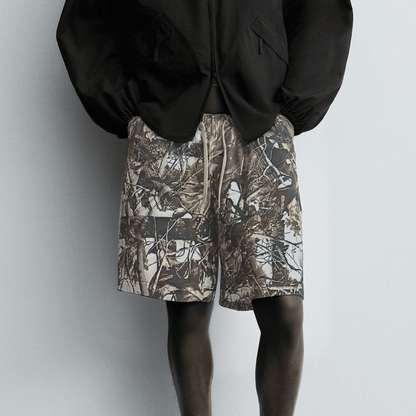Iron Justice Heavyweight Woodland Camo Shorts
