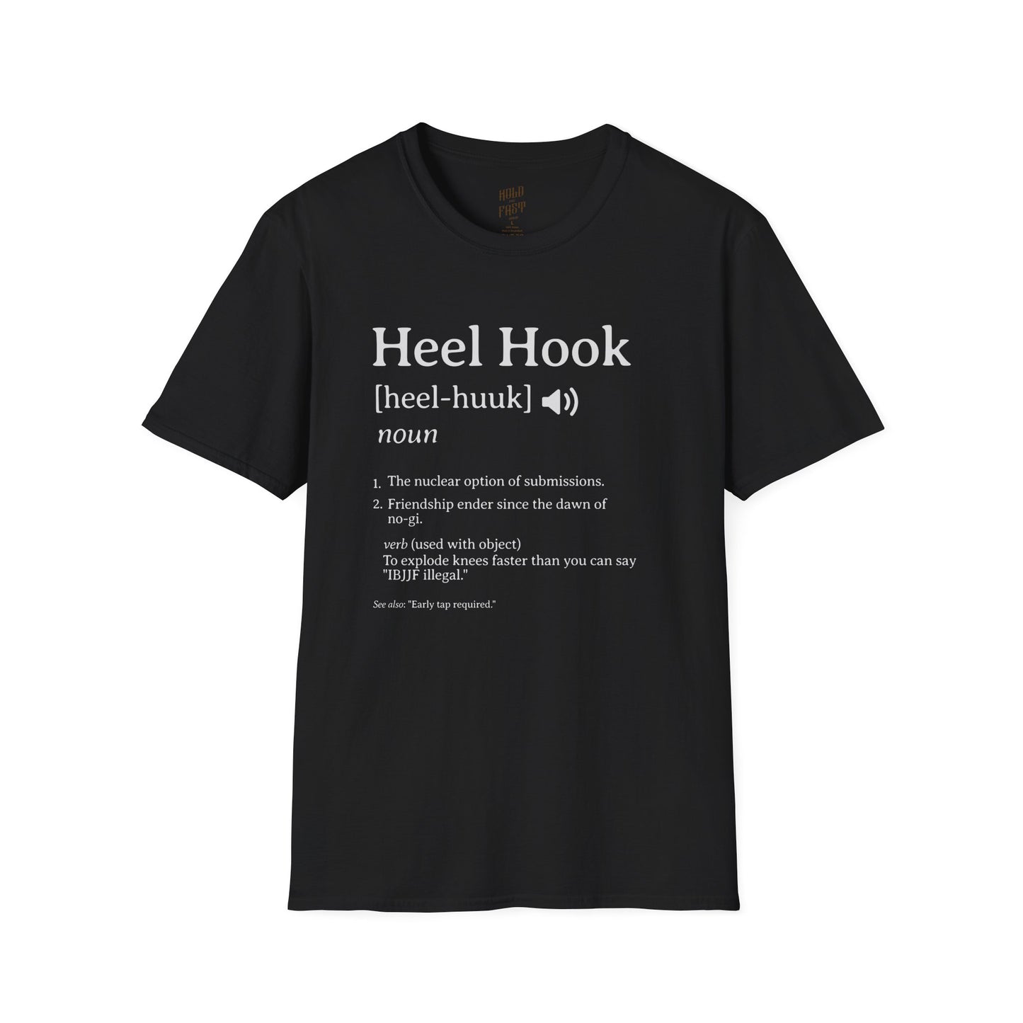 Definition Tee – Jiu-Jitsu Inspired "Heel Hook"