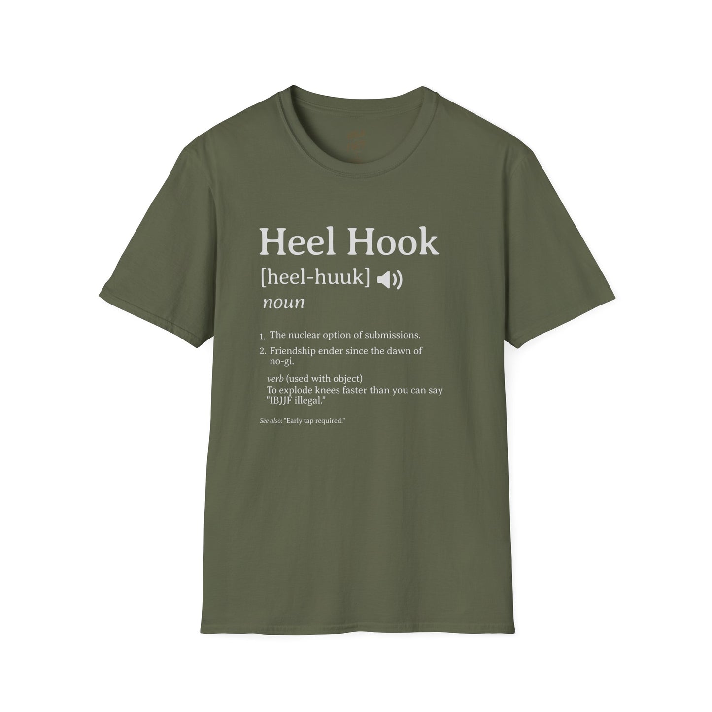 Definition Tee – Jiu-Jitsu Inspired "Heel Hook"