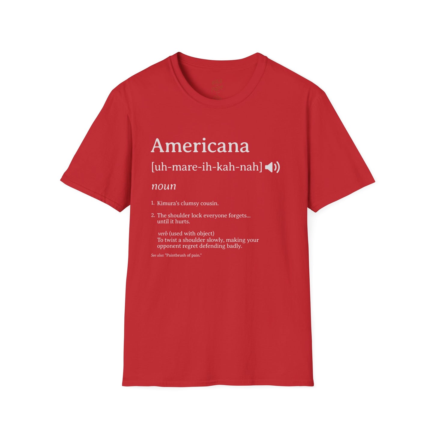 Definition Tee – Jiu-Jitsu Inspired "Americana"
