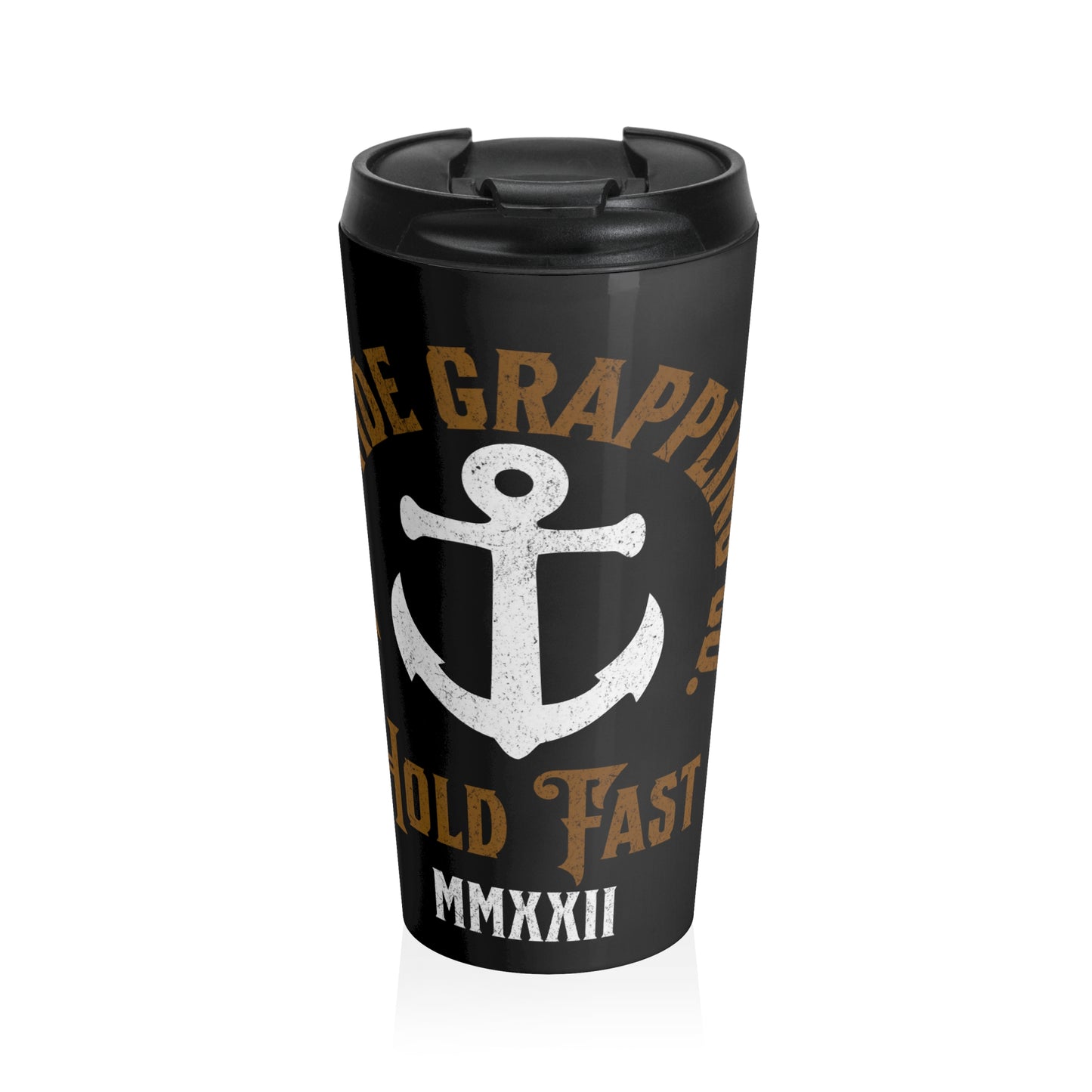 Iron Tide Grappling Co. “Hold Fast” Stainless Steel Travel Mug