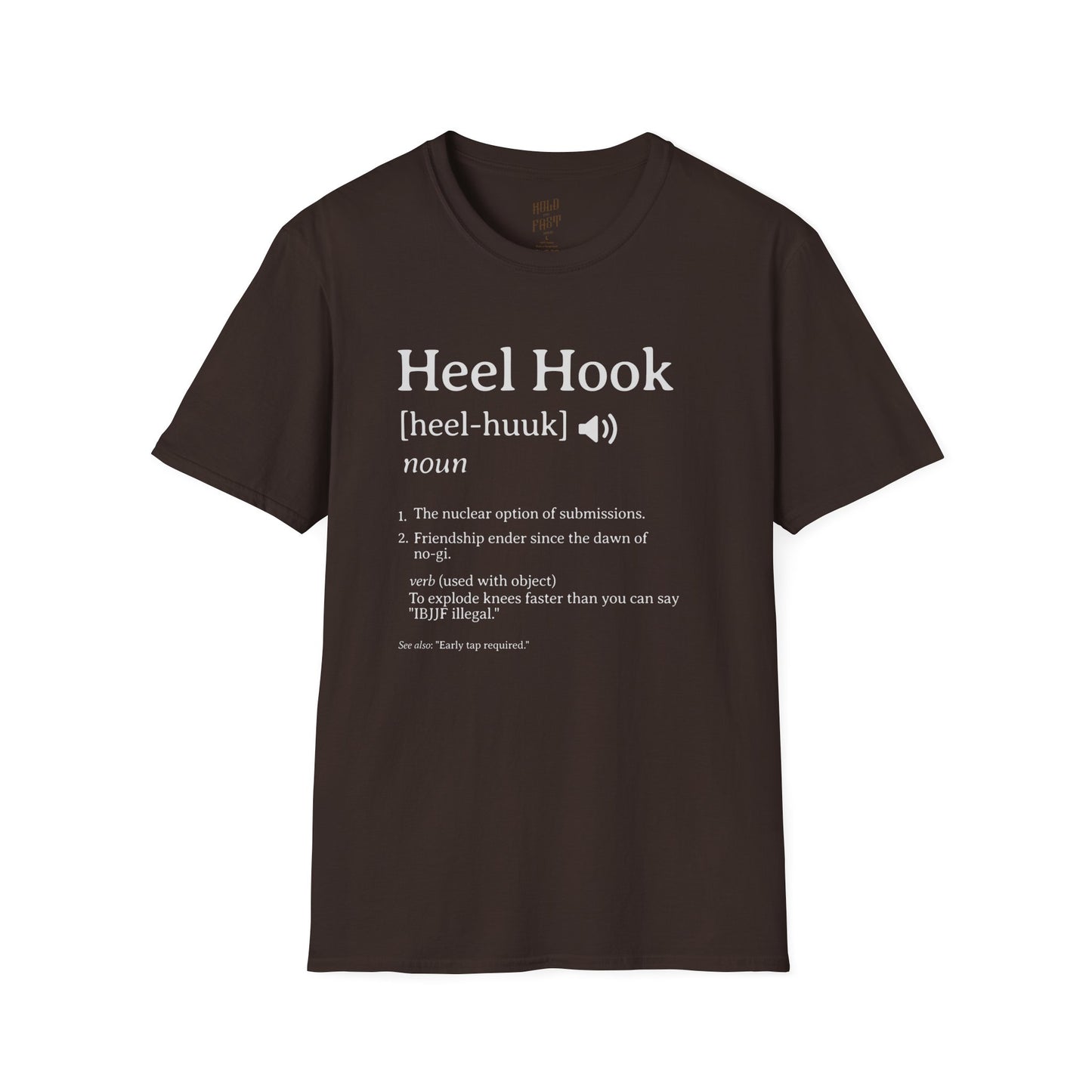 Definition Tee – Jiu-Jitsu Inspired "Heel Hook"
