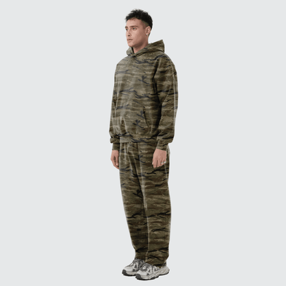 Iron Justice Heavyweight Open-Hem Camo Sweatpants