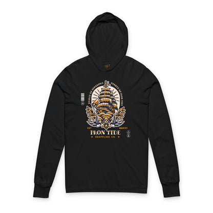 Guided by Sparrows Hooded Long Sleeve Tee – Iron Tide Grappling Co.