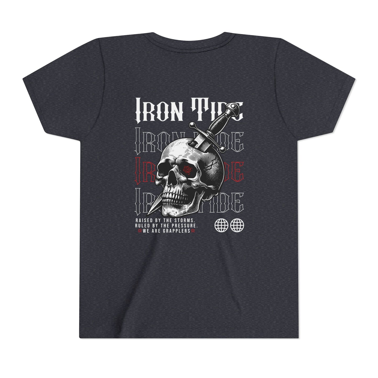 Iron Tide Grappling Youth “Raised by the Storms” Tee