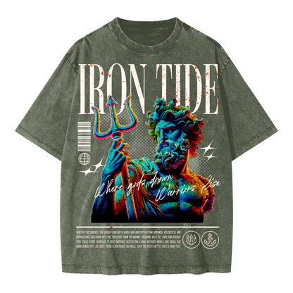 Wrath of Poseidon Tee – Vintage Snow Wash Edition