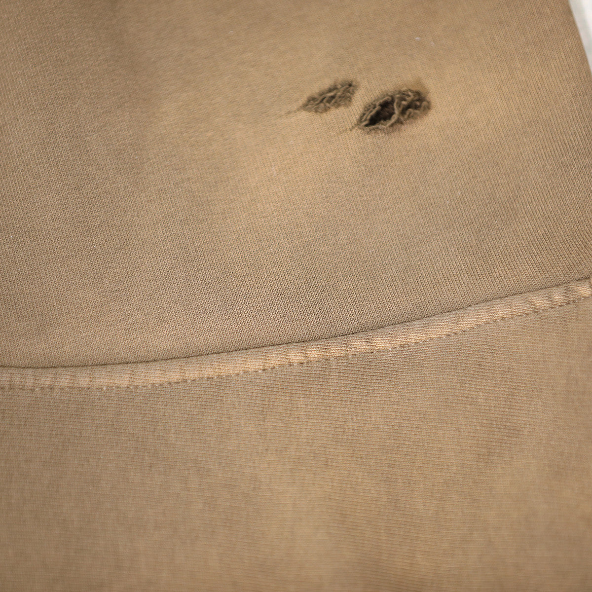 Trace Evidence – Washed Distressed Zip-Up Hoodie