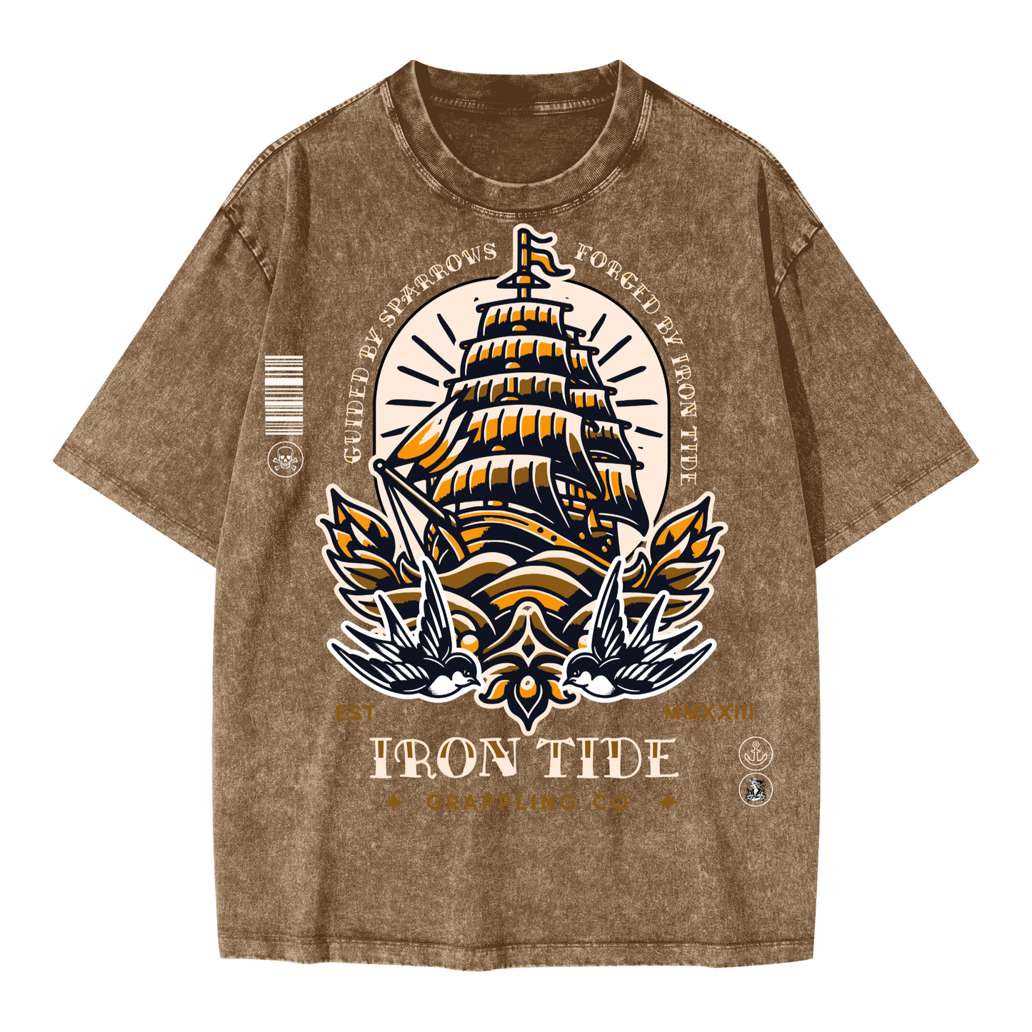 Guided by Sparrows Tee – Vintage Snow Wash Edition