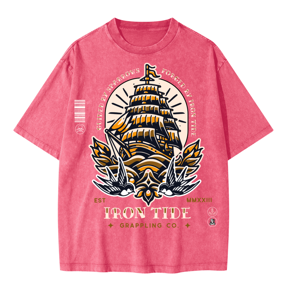 Guided by Sparrows Tee – Vintage Snow Wash Edition