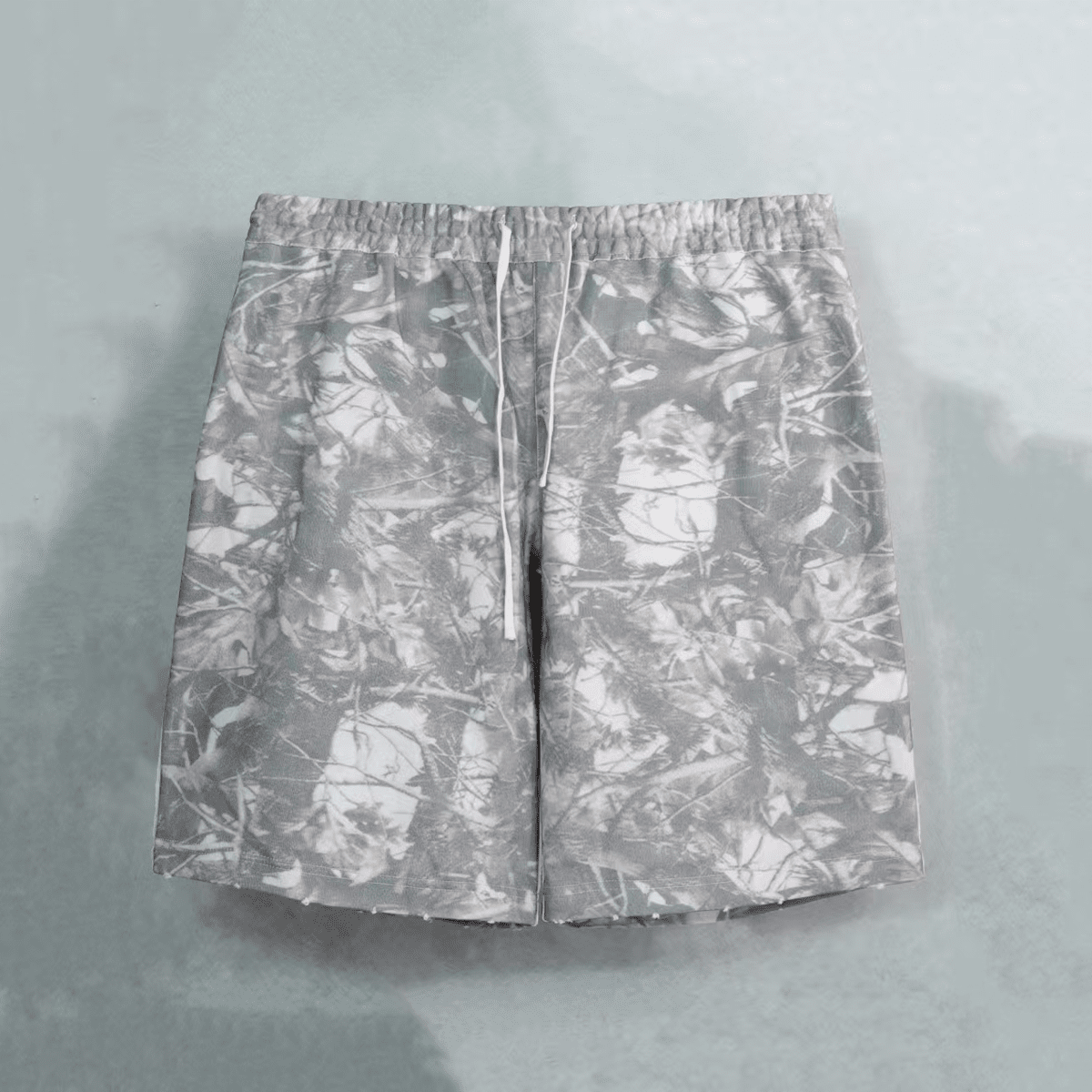 Iron Tide “The Mask Slips” Heavyweight French Terry Camo Shorts