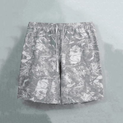 Iron Tide “The Mask Slips” Heavyweight French Terry Camo Shorts