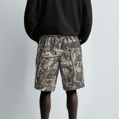 Iron Justice Heavyweight Woodland Camo Shorts