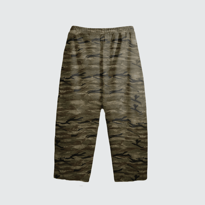 Iron Justice Heavyweight Open-Hem Camo Sweatpants
