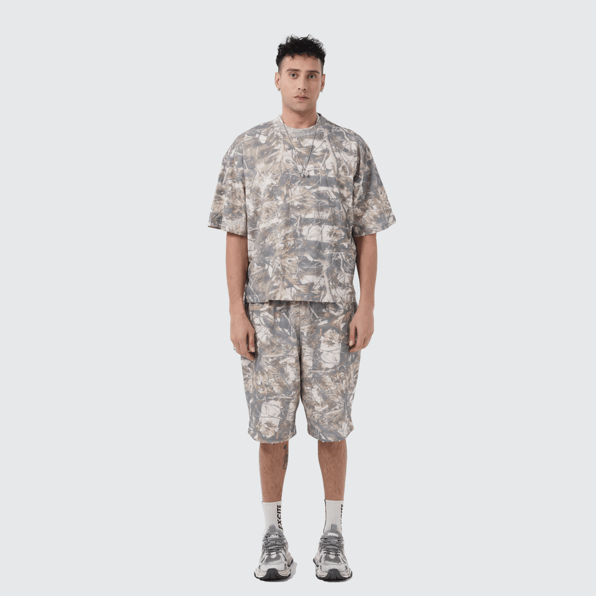 Iron Justice Heavyweight French Terry Camo Shorts
