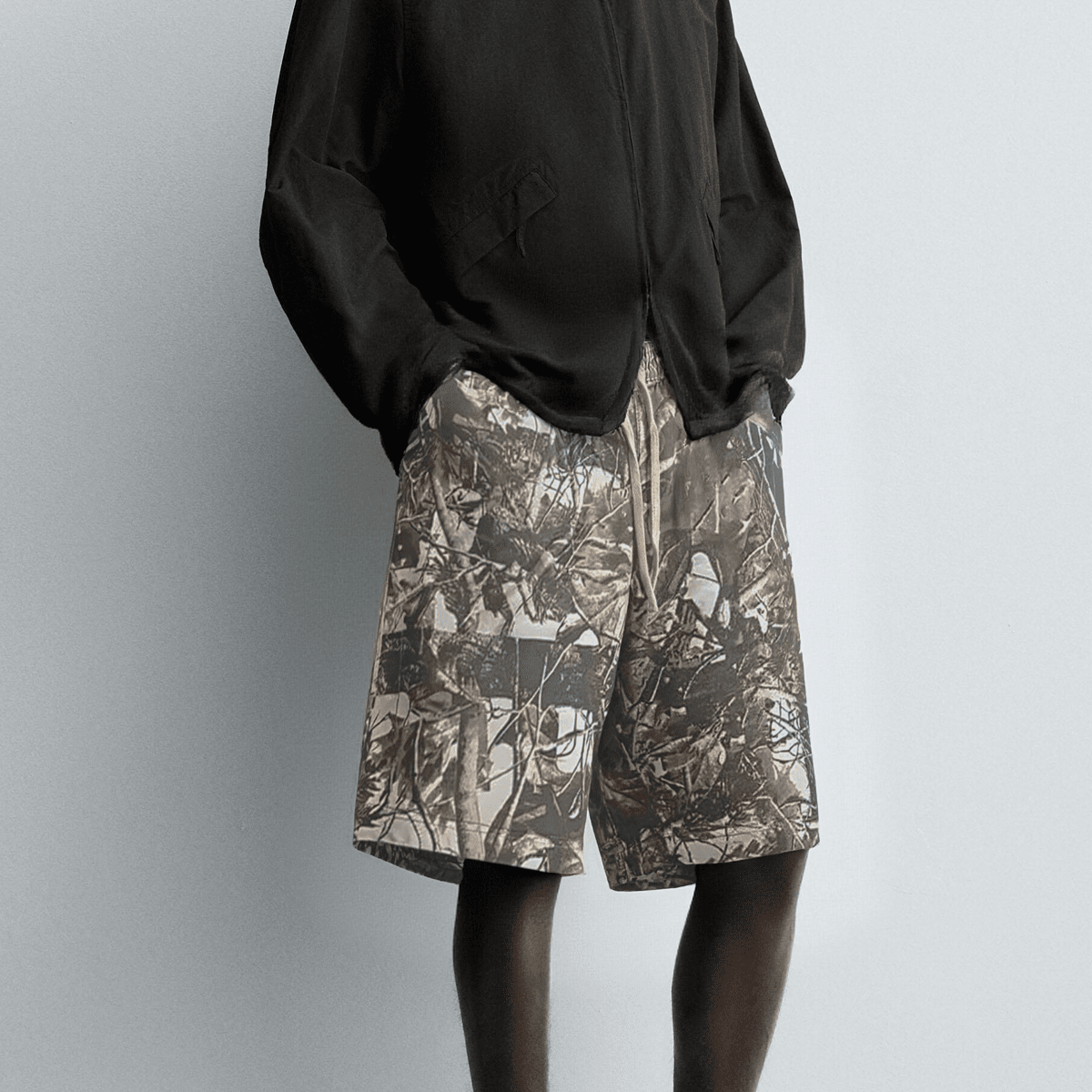 Iron Justice Heavyweight Woodland Camo Shorts