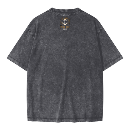 Unisex Oversized Snow Wash T-shirt(285GSM)