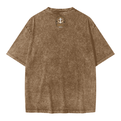 Unisex Oversized Snow Wash T-shirt(285GSM)