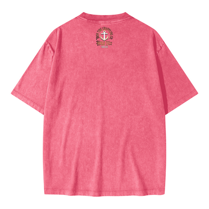 Unisex Oversized Snow Wash T-shirt(285GSM)