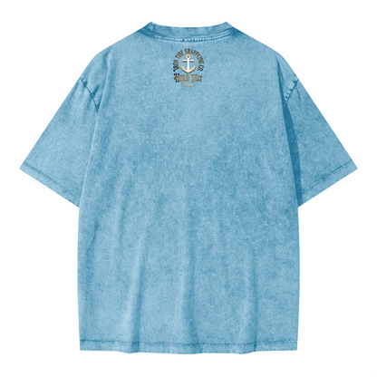 Unisex Oversized Snow Wash T-shirt(285GSM)