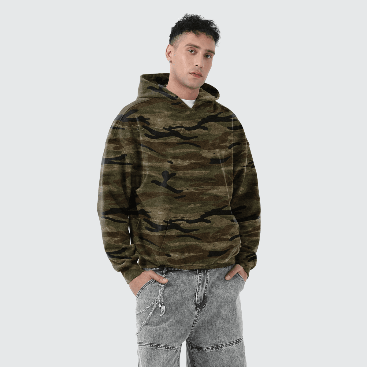 Iron Justice Heavyweight Camo Hoodie