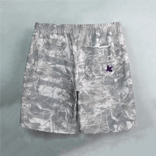 Iron Tide “The Mask Slips” Heavyweight French Terry Camo Shorts