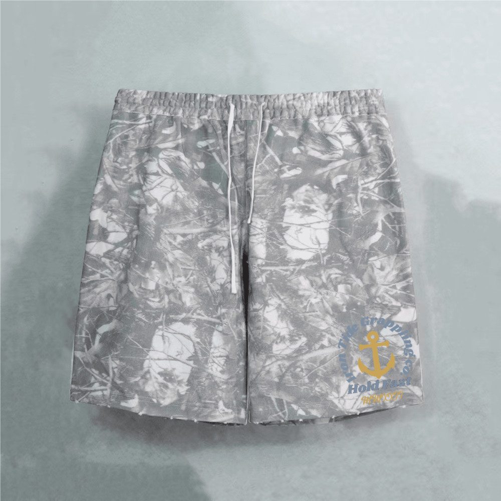Trace Evidence – French Terry Camo Shorts
