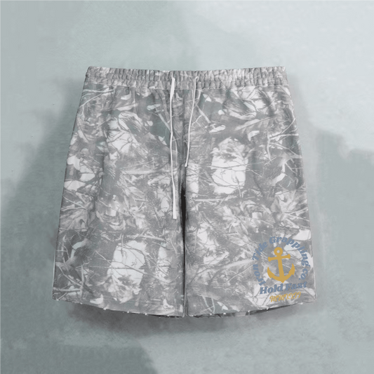 Trace Evidence – French Terry Camo Shorts