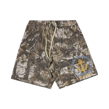 Trace Evidence – Woodland French Terry Camo Shorts