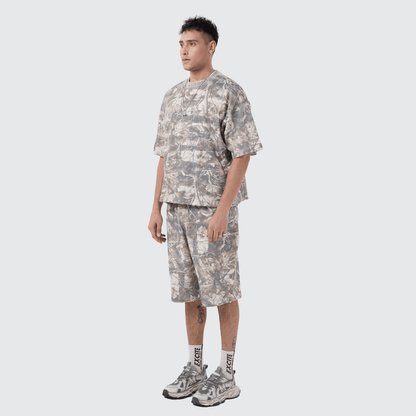 Iron Justice Heavyweight French Terry Camo Shorts