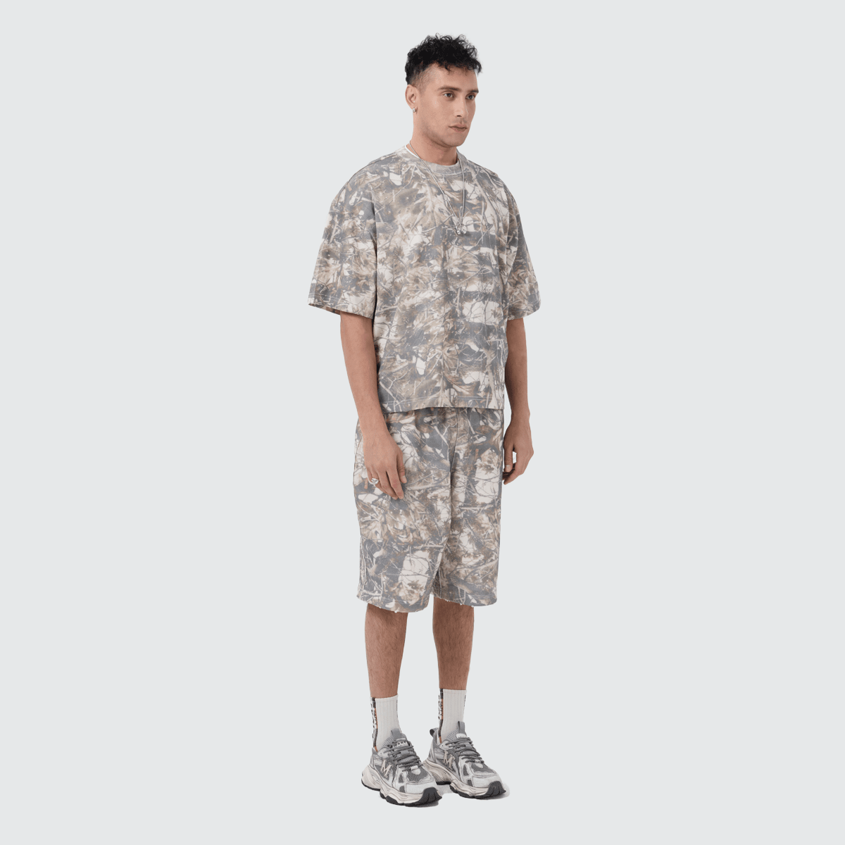 Iron Justice Heavyweight French Terry Camo Shorts