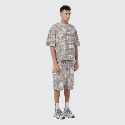 Iron Justice Heavyweight French Terry Camo Shorts