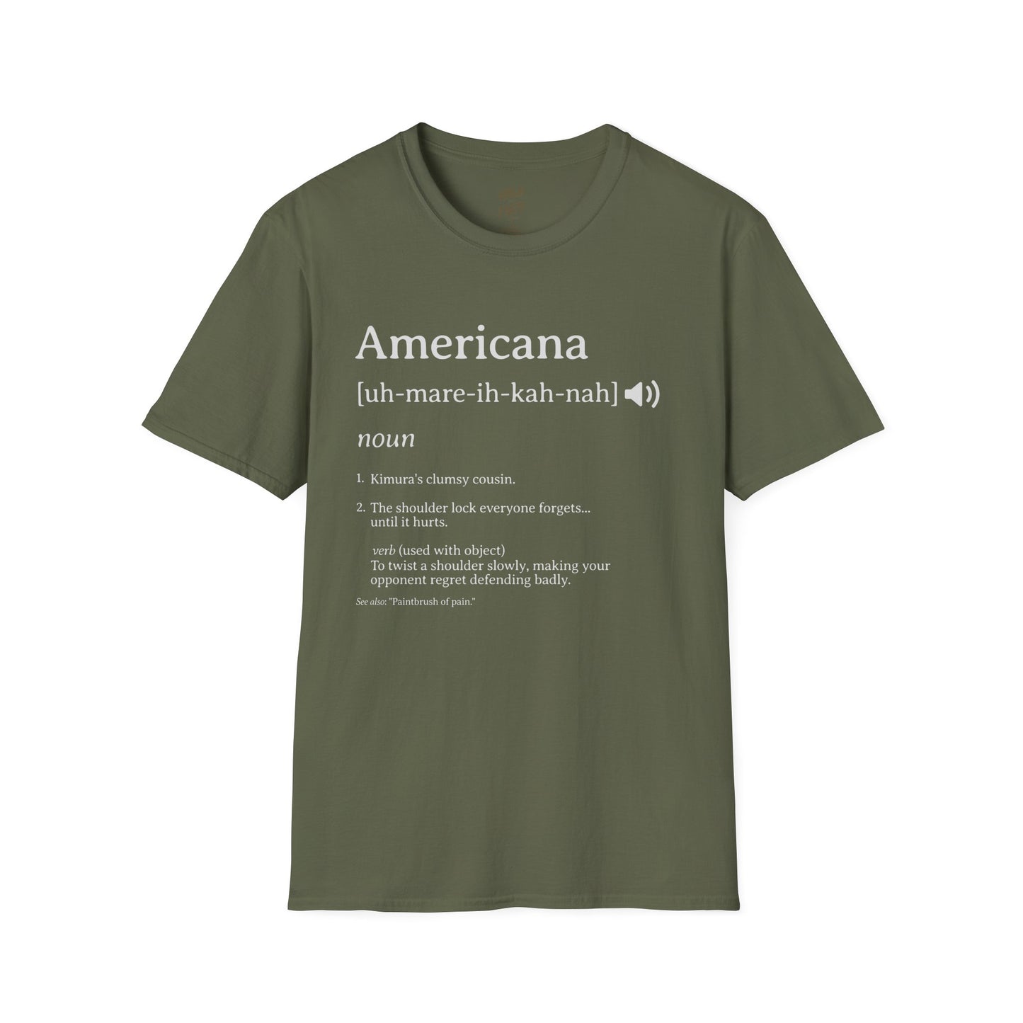 Definition Tee – Jiu-Jitsu Inspired "Americana"