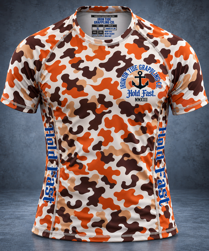 Presale Iron Tide Grappling Rash Guard – "Duck Camo"